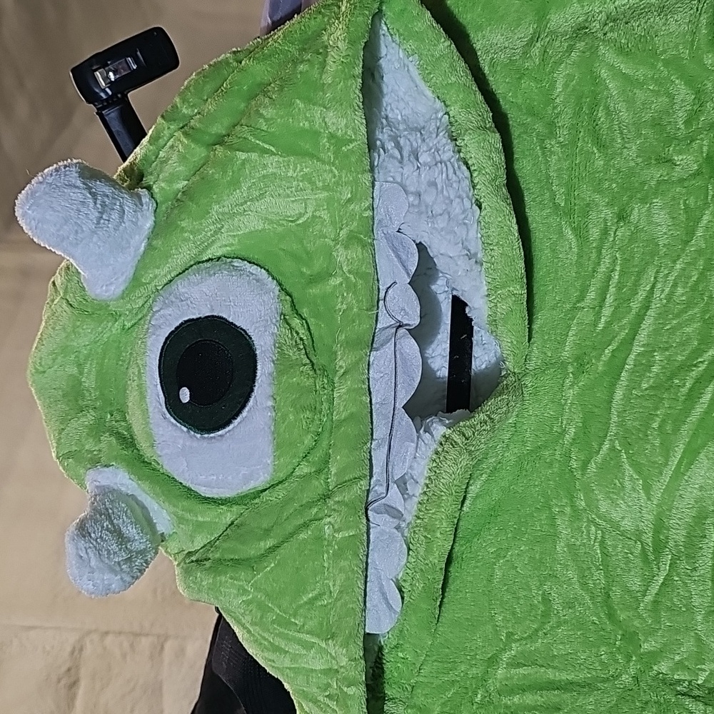 New In Bag Mike From Monsters Inc Oversized Onesize Hoodie - Picture 4 of 6